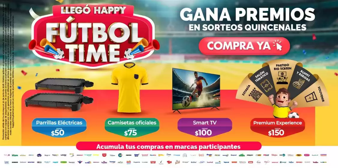 Catálogo Pharmacy's | Futbol Time | 2026-05-25T00:00:00.000Z - 2026-06-30T00:00:00.000Z