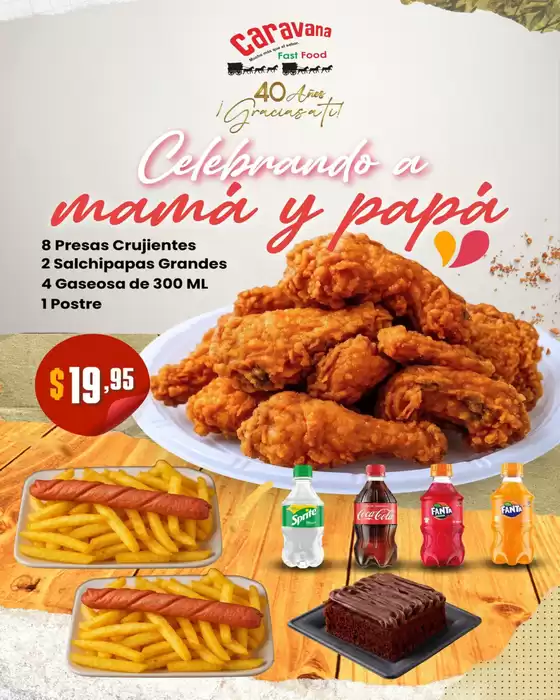 Catálogo Caravana Fast Food | Celebrando a mama y papa  | 2026-05-26T00:00:00.000Z - 2026-06-30T00:00:00.000Z