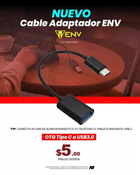 Catálogo Novicompu en Ambato | Cable Adaptador | 2026-05-28T00:00:00.000Z - 2026-06-27T00:00:00.000Z