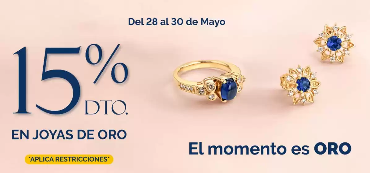 Catálogo OroCash | 15%dto en joyas de oro | 2026-05-29T00:00:00.000Z - 2026-05-30T00:00:00.000Z