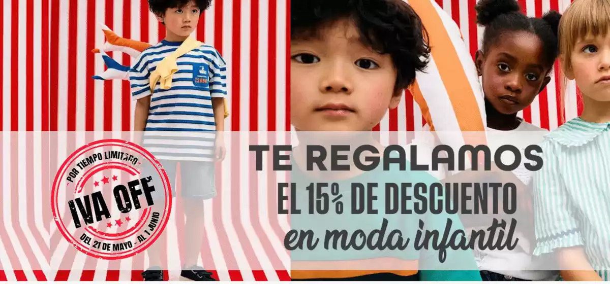 Catálogo ETAfashion | Te regalamos el 15% de descuento en moda infatil | 2026-05-29T00:00:00.000Z - 2026-06-01T00:00:00.000Z