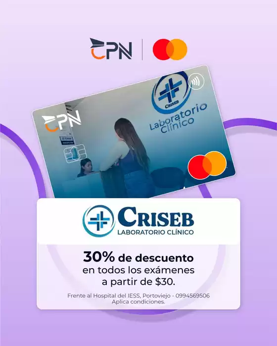 Catálogo Cooperativa Policía Nacional en Gualaceo | 30% de descuento en todos los examenes a partir de $30 | 2026-06-03T00:00:00.000Z - 2026-06-30T00:00:00.000Z