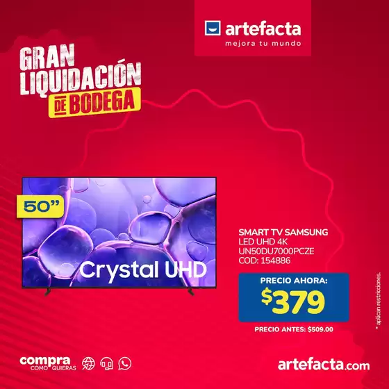 Catálogo Artefacta | Ofertas y promociones actuales | 2026-06-03T00:00:00.000Z - 2026-06-17T00:00:00.000Z