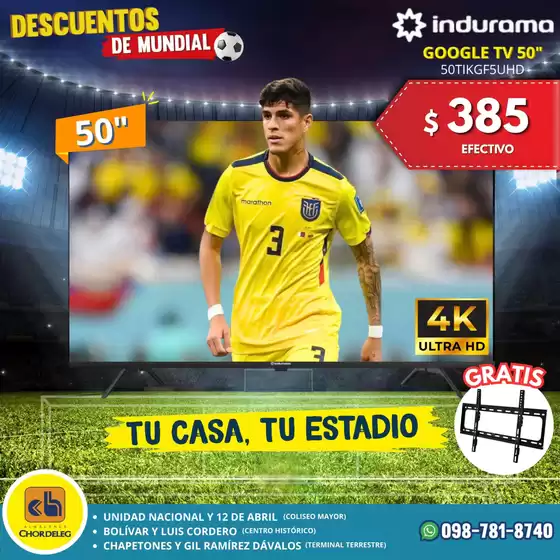 Catálogo Almacenes Chordeleg en Machala | Descuentos de mundial  | 2026-06-04T00:00:00.000Z - 2026-07-31T00:00:00.000Z