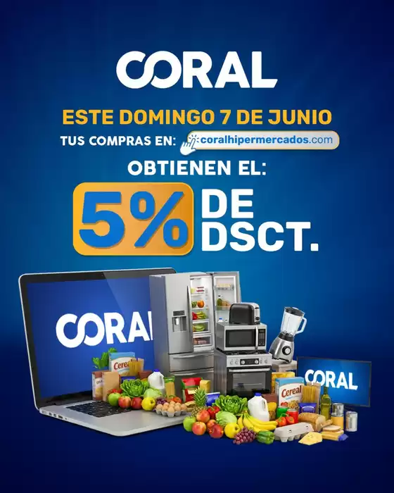 Catálogo Coral Hipermercados | Ofertas principales para todos los cazadores de gangas | 2026-06-07T00:00:00.000Z - 2026-06-07T00:00:00.000Z