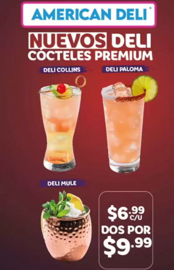Catálogo American Deli | Nuevos deli cocteles premium | 2026-06-09T00:00:00.000Z - 2026-08-31T00:00:00.000Z