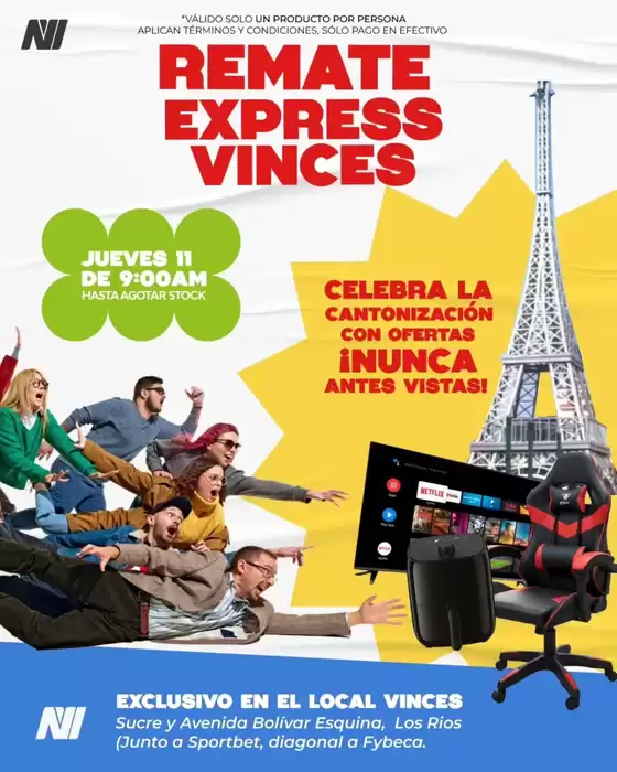 Catálogo Novicompu en Guayllabamba | Remate express vinces | 2026-06-11T00:00:00.000Z - 2026-06-11T00:00:00.000Z