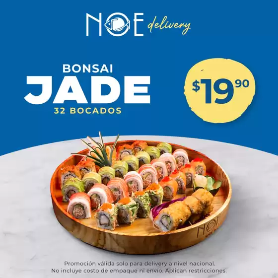 Catálogo Noe Sushi Bar | Bonsai Jade  | 2026-06-12T00:00:00.000Z - 2026-06-30T00:00:00.000Z