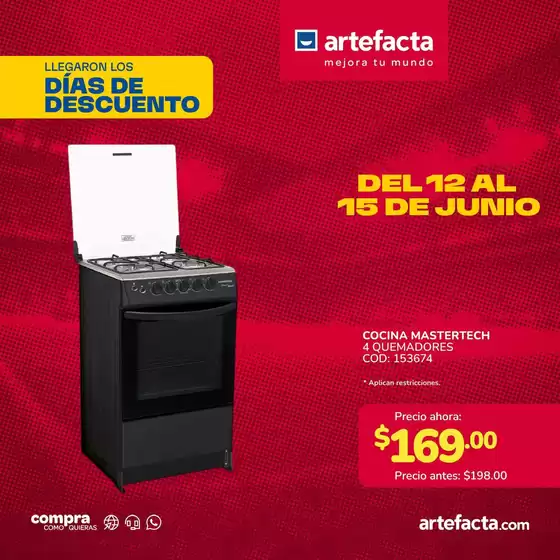Catálogo Artefacta en Machachi | Catálogo Artefacta | 2026-06-12T00:00:00.000Z - 2026-06-15T00:00:00.000Z