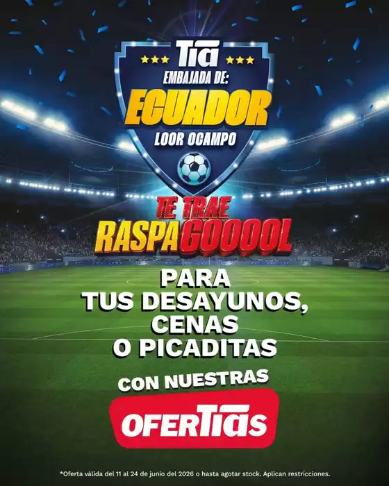 Catálogo Tia | Ofertas principales para todos los cazadores de gangas | 2026-06-11T00:00:00.000Z - 2026-06-24T00:00:00.000Z