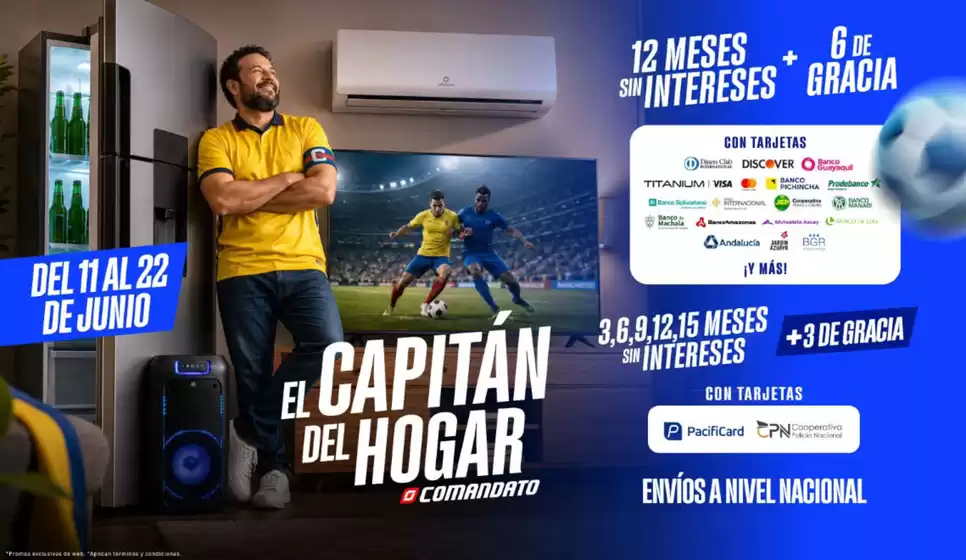 Catálogo Comandato | El capitan del hogar | 2026-06-15T00:00:00.000Z - 2026-06-22T00:00:00.000Z