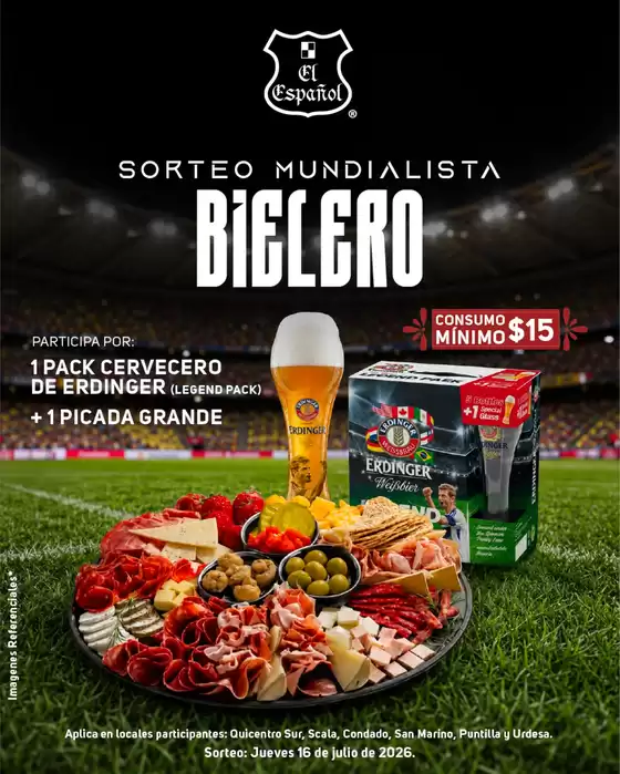 Catálogo El Español | Sorteo mundialista | 2026-06-15T00:00:00.000Z - 2026-06-16T00:00:00.000Z