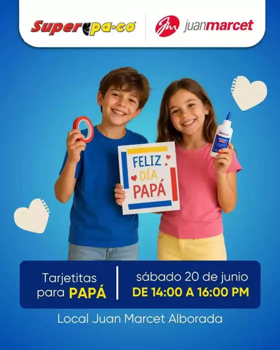 Catálogo Juan Marcet | Tarjetitas para Papa  | 2026-06-17T00:00:00.000Z - 2026-06-30T00:00:00.000Z