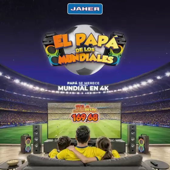 Catálogo Jaher | El papa de los mundiales | 2026-06-18T00:00:00.000Z - 2026-06-30T00:00:00.000Z
