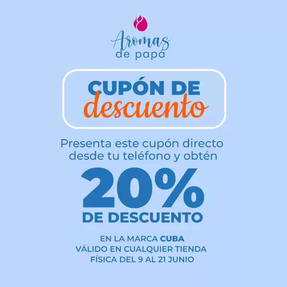 Catálogo Aromas y Recuerdos | Cupon de descuento | 2026-06-18T00:00:00.000Z - 2026-06-21T00:00:00.000Z