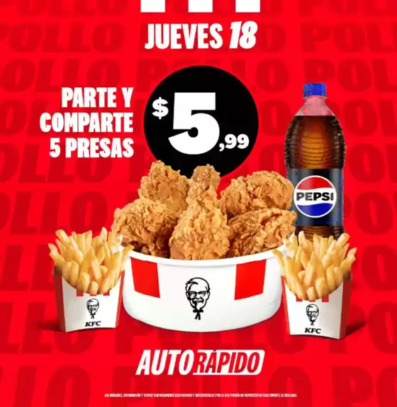 Catálogo KFC | Auto Rapido | 2026-06-18T00:00:00.000Z - 2026-06-18T00:00:00.000Z