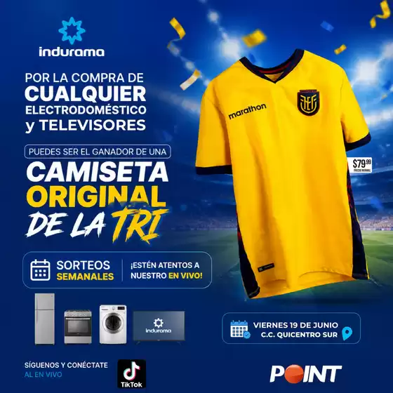 Catálogo Point | Camiseta original de la tri  | 2026-06-19T00:00:00.000Z - 2026-06-19T00:00:00.000Z