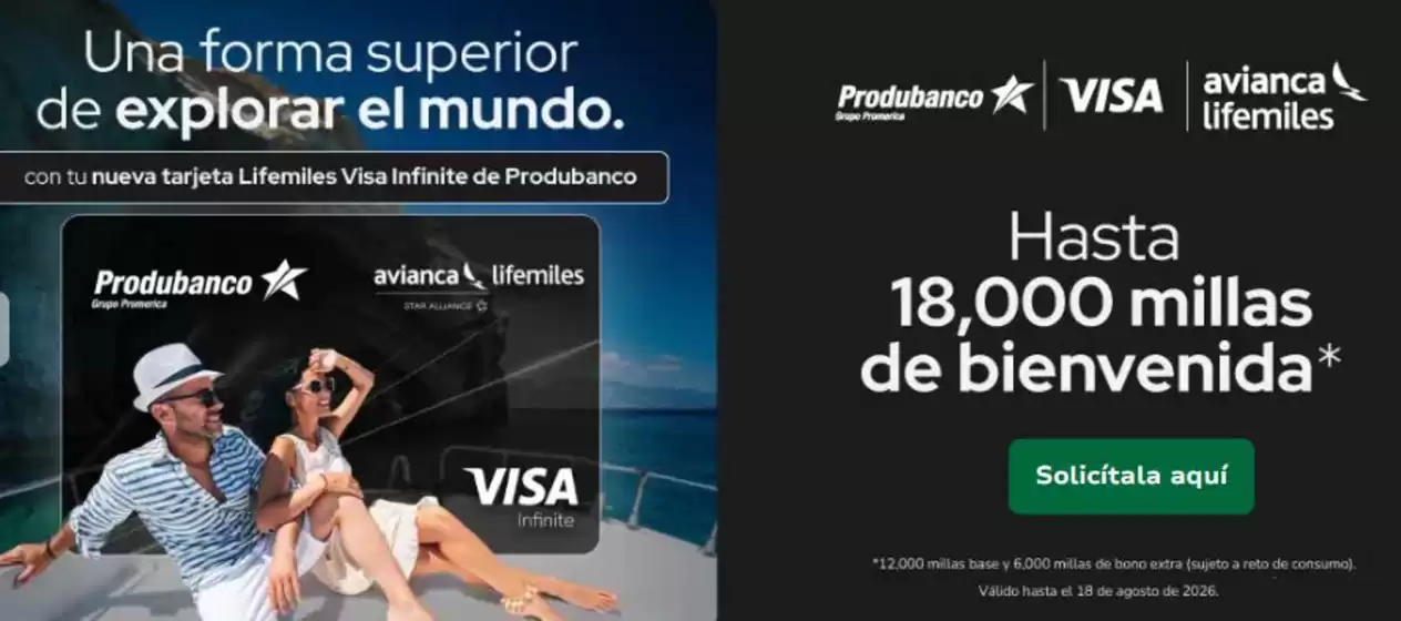 Catálogo Produbanco en Santa Rosa | Una forma superior de explorar el mundo | 2026-06-22T00:00:00.000Z - 2026-07-18T00:00:00.000Z