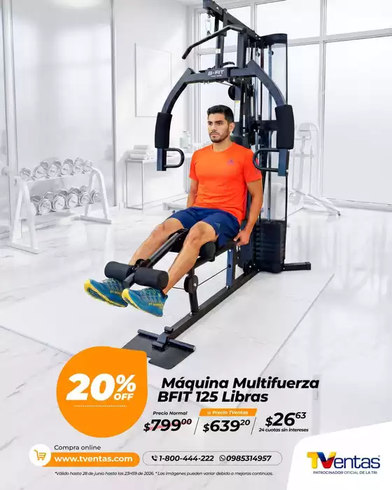 Catálogo TVentas en Sucúa | Ofertas principales para todos los cazadores de gangas | 2026-06-23T00:00:00.000Z - 2026-06-28T00:00:00.000Z