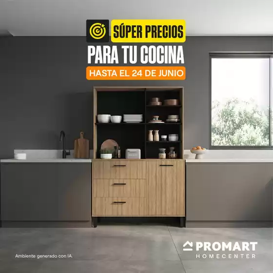 Catálogo Promart Homecenter | Para tu cocina super precios | 2026-06-24T00:00:00.000Z - 2026-06-24T00:00:00.000Z