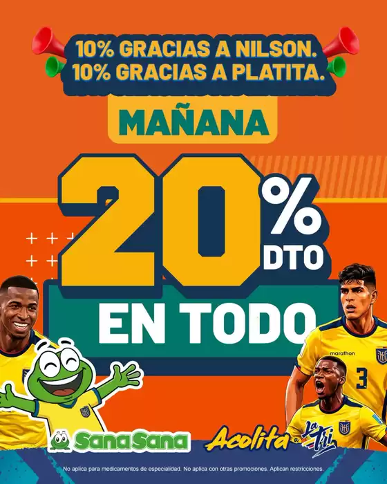 Catálogo Farmacias SanaSana | 20%dto en todo  | 2026-06-26T00:00:00.000Z - 2026-07-31T00:00:00.000Z