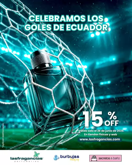 Catálogo Las Fragancias en Alamor | Celebramos los goles de ecuador  | 2026-06-26T00:00:00.000Z - 2026-06-26T00:00:00.000Z
