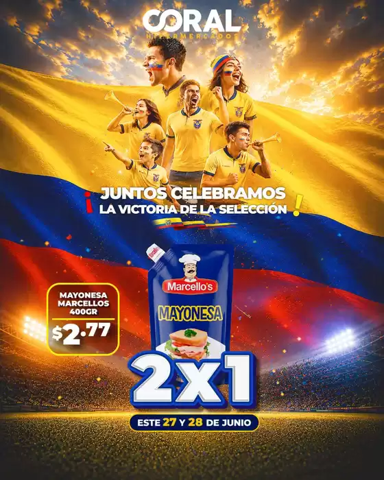 Catálogo Coral Hipermercados en Guayaquil | Gran variedad de ofertas | 2026-06-27T00:00:00.000Z - 2026-06-28T00:00:00.000Z
