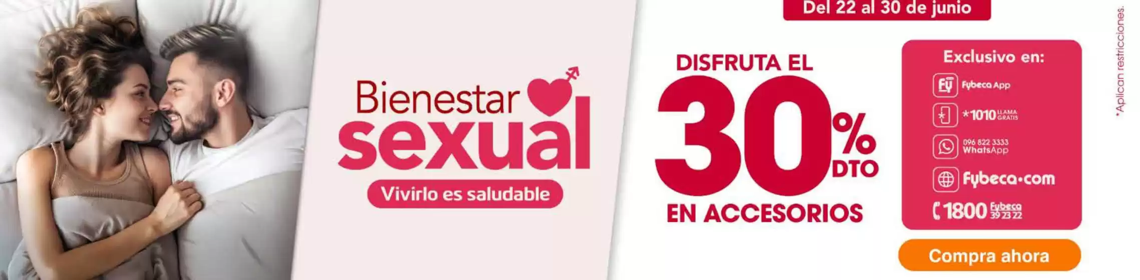 Catálogo Fybeca en Babahoyo | Bienestar sexual | 2026-06-29T00:00:00.000Z - 2026-06-30T00:00:00.000Z