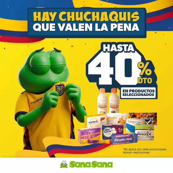 Catálogo Farmacias SanaSana | Hay chuchaquis que valen la pena  | 2026-06-29T00:00:00.000Z - 2026-07-31T00:00:00.000Z