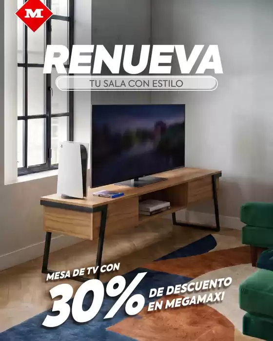 Catálogo Megamaxi en Puyo | Renueva tu sala con estilo | 2026-07-02T00:00:00.000Z - 2026-07-31T00:00:00.000Z