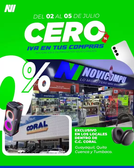 Catálogo Novicompu en San Camilo | Cero iva en tus compras  | 2026-07-03T00:00:00.000Z - 2026-07-05T00:00:00.000Z