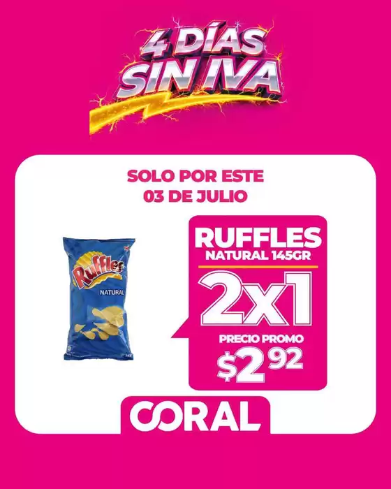 Catálogo Coral Hipermercados en Guachapala | Ofertas principales para todos los clientes | 2026-07-03T00:00:00.000Z - 2026-07-03T00:00:00.000Z