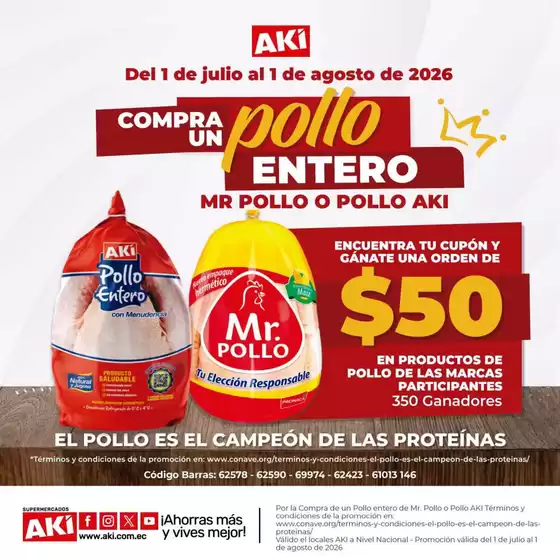 Catálogo Akí | Ofertas principales para ahorradores | 2026-07-01T00:00:00.000Z - 2026-08-01T00:00:00.000Z