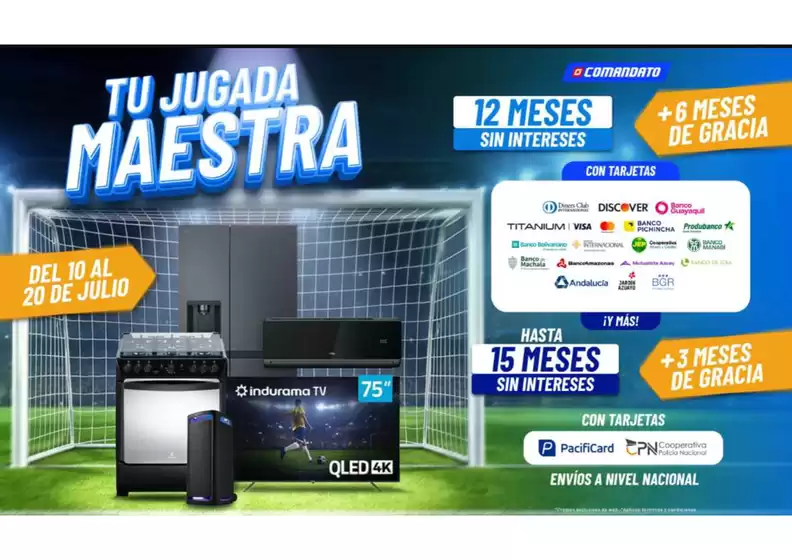 Catálogo Comandato en Conocoto | Tu jugada maestra | 2026-07-13T00:00:00.000Z - 2026-07-20T00:00:00.000Z