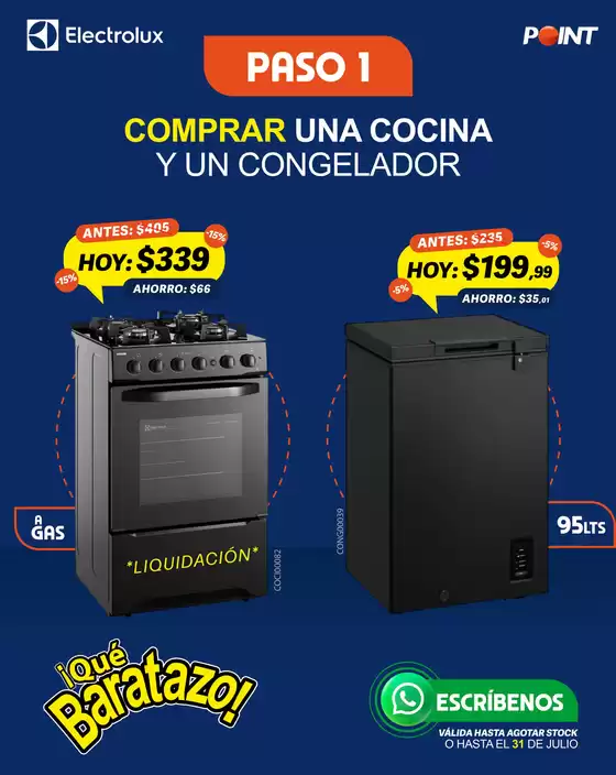 Catálogo Point en Flavio Alfaro | COMPRAR UNA COCINA | 2026-07-14T00:00:00.000Z - 2026-07-31T00:00:00.000Z