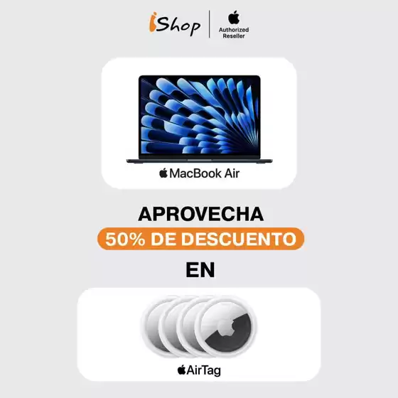 Catálogo iShop en Cuenca | Aprovecha 50%de descuento en airtag  | 2026-07-16T00:00:00.000Z - 2026-07-31T00:00:00.000Z