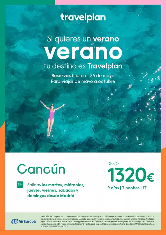 Travelplan Cancun
