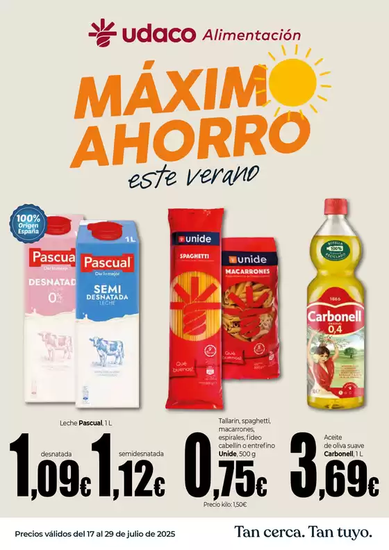 Máximo Ahorro este verano en UDACO