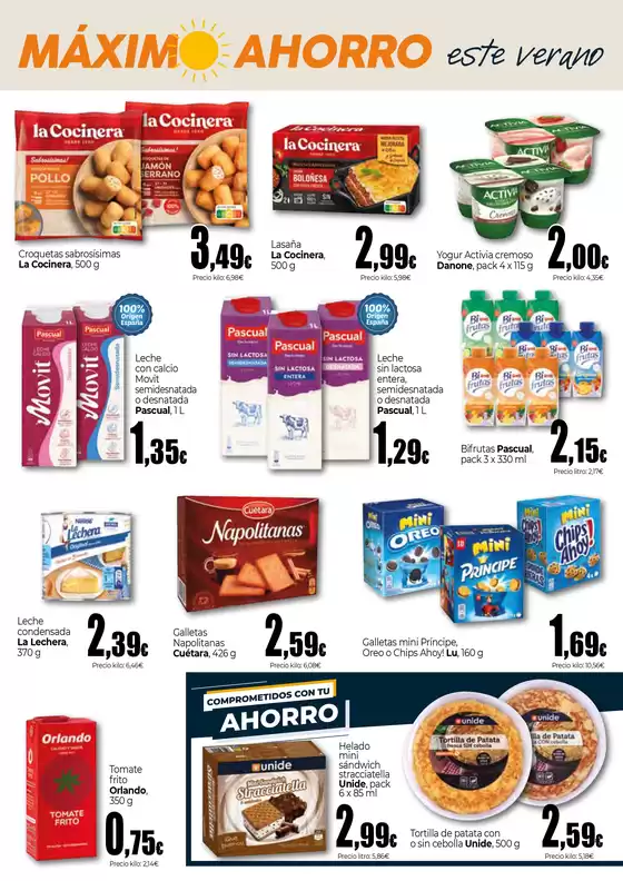 Máximo Ahorro este verano en Supermercados UNIDE
