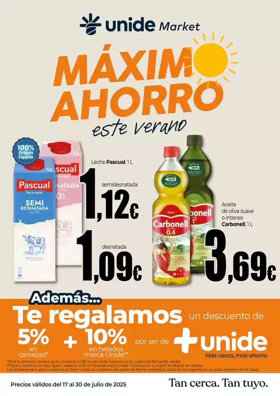 Máximo Ahorro en UNIDE Market Levante