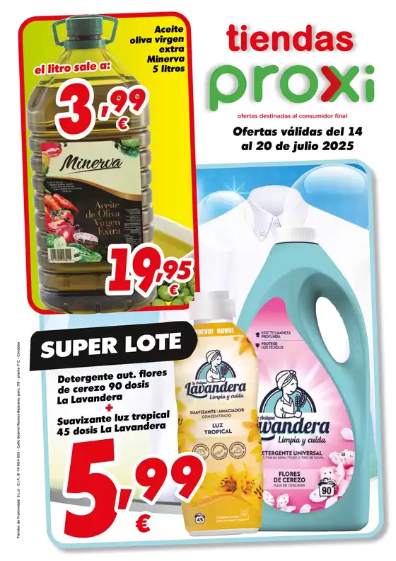 Ofertas válidas del 14 al 20 de julio