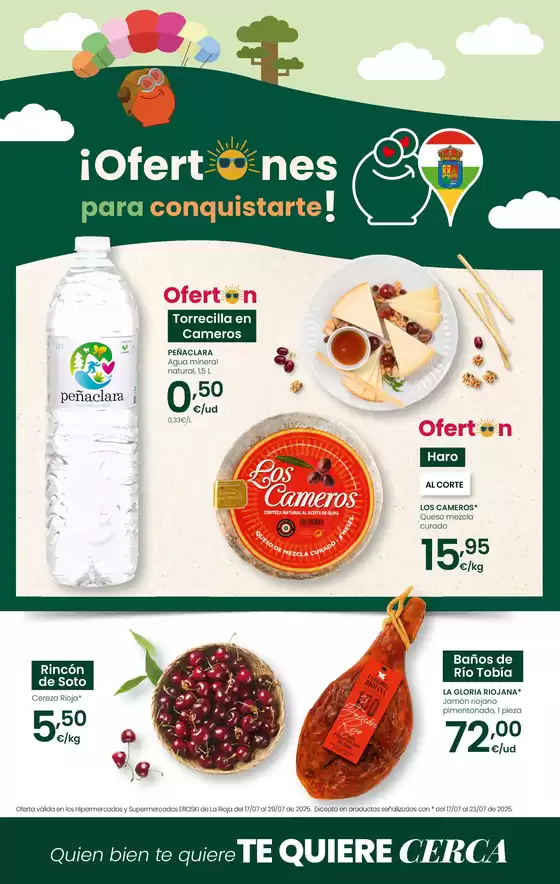 Catálogo Eroski en Gimileo | ¡Ofertones para conquistarte! | 2025-07-17T00:00:00.000Z - 2025-07-29T00:00:00.000Z