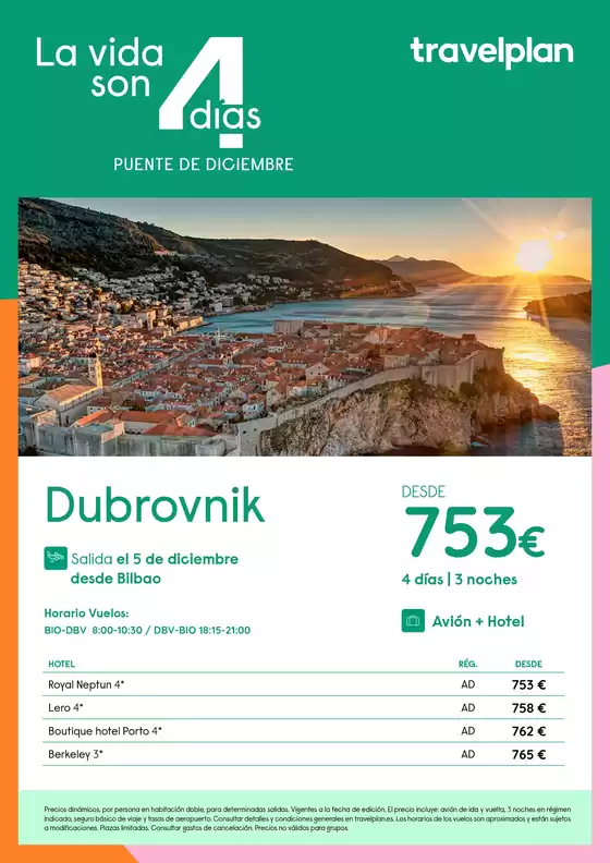 Travelplan Dubrovnik