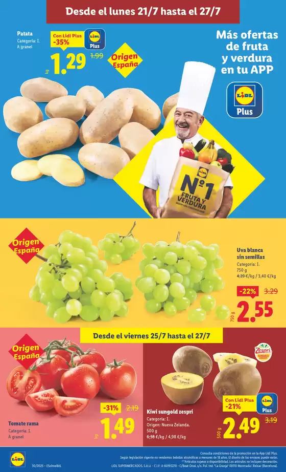№ 1 PRECIO - Ofertas válidas del 21/07 al 27/07