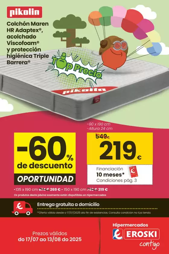 Catálogo Eroski en Miño | Top Precio | 2025-07-17T00:00:00.000Z - 2025-08-13T00:00:00.000Z