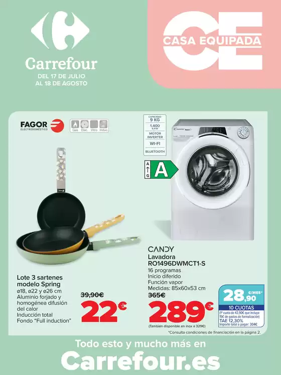 Catálogo Carrefour en San Juan de Aznalfarache | EQUIPA TU VIVIENDA (Electro) | 2025-07-17T00:00:00.000Z - 2025-08-18T00:00:00.000Z
