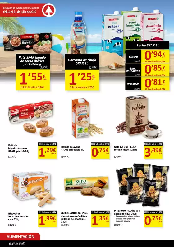 SPAR oferta 2ª julio