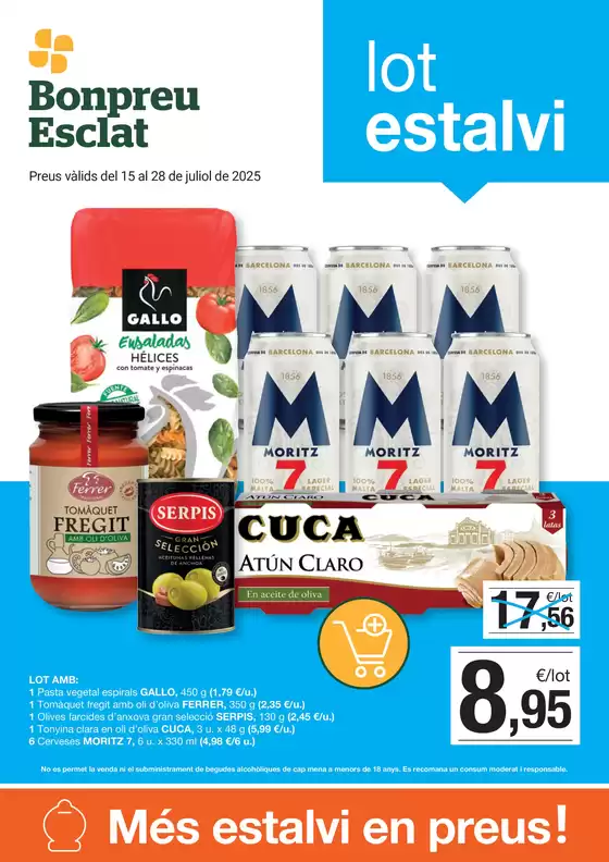Fullet d'ofertes quinzenals
