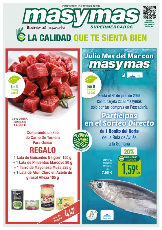 Oferta válida del 17 al 23 de julio de 2025