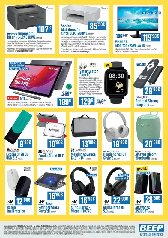Ofertas julio agosto 2025